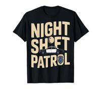 Équipe de Service de Police de Patrouille de Nuit T-Shirt