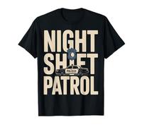 Équipe de Service de Police de Patrouille de Nuit T-Shirt