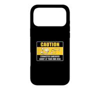 Équipe de soignants épuisée Annoy At Your Own Risk Caregiving Crew Coque pour iPhone 17 Pro Max
