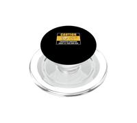 Équipe de soignants épuisée Annoy At Your Own Risk Caregiving Crew PopSockets PopGrip pour MagSafe