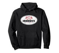 Équipe de Soutien pour Triathlon - Iron Tri Wife Haul Cheer Kiss Sweat à Capuche