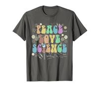 Équipe de Technologie Groovy Peace Love Science Équipe de biologie STEM T-Shirt