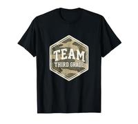 Équipe de troisième année Camo Teacher 3e rentrée Scolaire T-Shirt