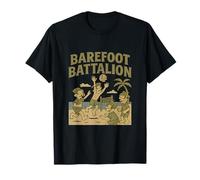 Équipe de Volley-Ball avec Tuba de l'équipe de Plage du Bataillon Barefoot T-Shirt