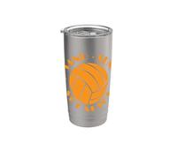 Équipe de volley-ball de plage Sand Sun Set Spike Gobelet isotherme en acier inoxydable double paroi