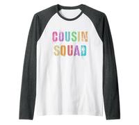 Équipe de Voyage d'été du Camp de Grand-mère et de Grand-père drôle de Cousin Squad Manche Raglan