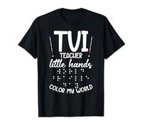 Équipe d'éducation spéciale pour Enseignants en Braille | My World VIT Teacher T-Shirt