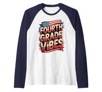 Équipe d'enseignants américains de quatrième année Vibes First Day America Manche Raglan