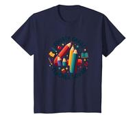 Équipe d'enseignants de 4e année - Cadeau d'équipe de Classe T-Shirt, Enfant, Bleu Marine, 3 Ans
