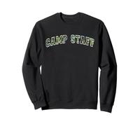 Équipe d'entraînement de Camping d'été pour Personnel de Camp Camouflage Sweatshirt