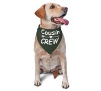 Équipe des Cousins Écharpe pour Chien Réglable Écharpe Triangulaire Élégant Bandana Chien pour Quotidien Animal De Compagnie Décorations d'anniversaire