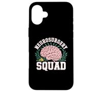 Équipe d'infirmières en neurologie de l'équipe de neurochirurgie Coque pour iPhone 16 Plus