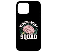 Équipe d'infirmières en neurologie de l'équipe de neurochirurgie Coque pour iPhone 16 Pro Max
