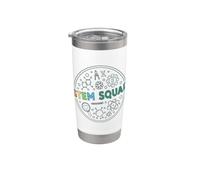 Équipe d'ingénierie et de mathématiques STEM Squad Science Technology Gobelet isotherme en acier inoxydable double paroi