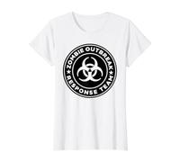 Équipe d'intervention Contre Les épidémies de z T-Shirt Graphique avec Valeur, Femme, Blanc, S