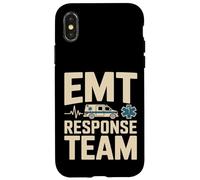 Équipe d'intervention EMT Technicien médical d'urgence EMS Coque pour iPhone X/XS