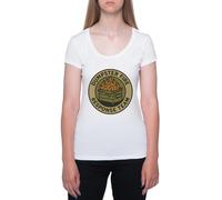 Équipe d'intervention en Cas De Feu De Conteneur À Ordures T-Shirt À Manches Courtes À Col Rond Blanc pour Femme T-Shirt Short Sleeve White Crewneck Tee for Women