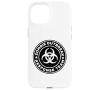 Équipe d'intervention en Cas d'épidémie de Zombies dans l'apocalypse Zombie Coque pour iPhone 15