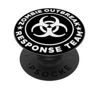 Équipe d'intervention en Cas d'épidémie de Zombies dans l'apocalypse Zombie PopSockets PopGrip Adhésif