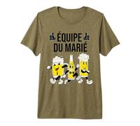 Équipe du Marié Enterrement Vie De Garçon EVG Humour T-Shirt Haut de Gamme