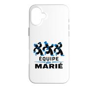 Équipe du Marié Humour EVG Mariage Team Drôle Futur Marié Coque pour iPhone 16 Plus