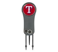Équipe Effort MLB Switchblade Outil de réparation et 2 Marqueurs de Balle, Texas Rangers Switchblade Repair Tool, Multicolore