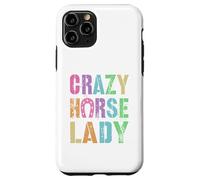 Équipe équestre Vintage Crazy Horse Lady Pony Gallop Vibes Coque pour iPhone 11 Pro