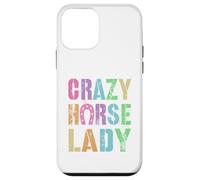 Équipe équestre Vintage Crazy Horse Lady Pony Gallop Vibes Coque pour iPhone 12 Mini