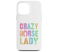 Équipe équestre Vintage Crazy Horse Lady Pony Gallop Vibes Coque pour iPhone 13 Pro Max