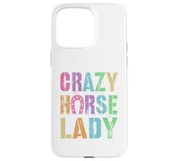 Équipe équestre Vintage Crazy Horse Lady Pony Gallop Vibes Coque pour iPhone 15 Pro Max