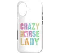 Équipe équestre Vintage Crazy Horse Lady Pony Gallop Vibes Coque pour iPhone 17