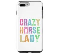 Équipe équestre Vintage Crazy Horse Lady Pony Gallop Vibes Coque pour iPhone 7 Plus/8 Plus