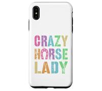Équipe équestre Vintage Crazy Horse Lady Pony Gallop Vibes Coque pour iPhone XS Max