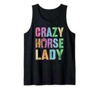 Équipe équestre Vintage Crazy Horse Lady Pony Gallop Vibes Débardeur