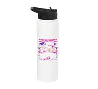 Équipe féminine de VTT Mud Run Princess Dirty Stainless Steel Insulated Water Bottle
