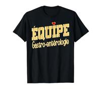 Équipe Gastro-entérologie T-Shirt Graphique avec Valeur, Homme, Noir, S