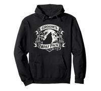 Équipe Groomsmen Groom's Wolf Pack Party Crew Classic Assorti Sweat à Capuche