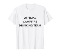 Équipe Officielle Campfire Drinking Team Camping Fun T-Shirt