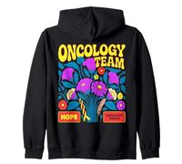 Équipe Oncologie Boho Floral, Espoir et Courage Sweat à Capuche