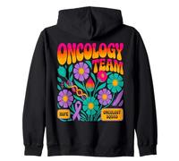 Équipe Oncologie Boho Floral, Espoir et Courage Sweat à Capuche
