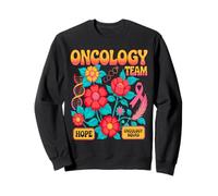 Équipe Oncologie Boho Floral, Espoir et Courage Sweatshirt