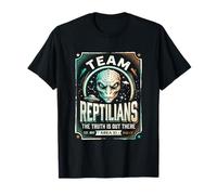 Équipe Reptiliens - Visiteurs d'espèces extraterrestres UAP UFO Invasion T-Shirt