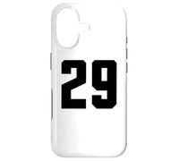 Équipe Sportive Noire n ° 29 Coque pour iPhone 17