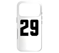 Équipe Sportive Noire n ° 29 Coque pour iPhone 17 Pro