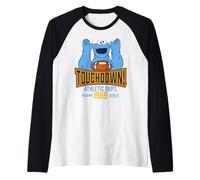 Équipe Vintage de Football américain Sesame Street Cookie Monster Manche Raglan
