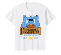 Équipe Vintage de Football américain Sesame Street Cookie Monster T-Shirt