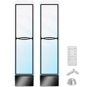 Équipement Antivol pour Commerce de Détail, Système de Sécurité AM 58 KHz EAS, Systèmes D'alarme Antivol pour Supermarchés, Alarme Sonore et Lumineuse, Matériau Acrylique(Black)