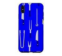 équipement Barbecue été Barbecue Chef Bleu Barbecue Coque pour iPhone XS Max