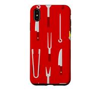 équipement Barbecue été Barbecue Chef Rouge Barbecue Coque pour iPhone XS Max
