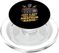 Équipement CB rétro pour garçon passionné de Radio Amateur drôle PopSockets PopGrip pour MagSafe
